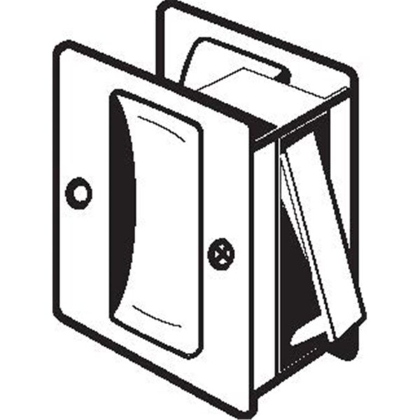 Don-Jo PDL 100-609 Antique Brass Passage Door Pull PDL 100 609 - main